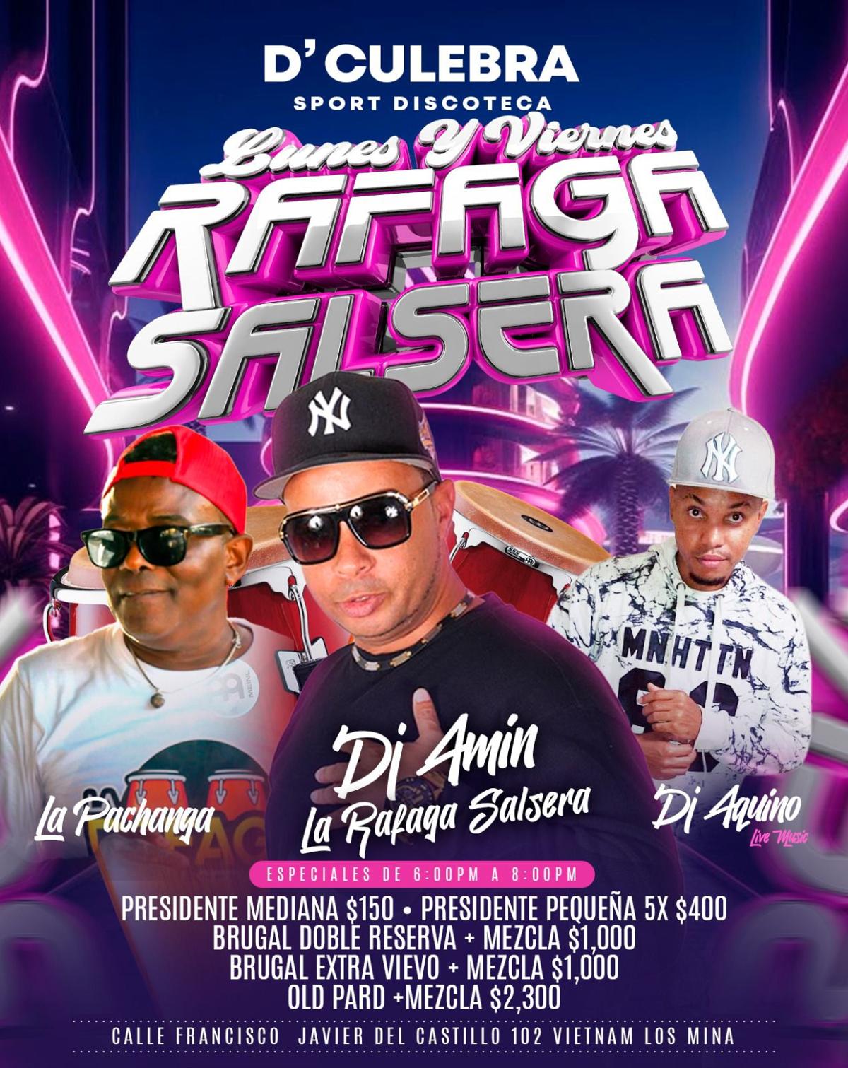 Salsa Night event flyer